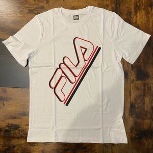Brand New! FILA T-Shirt White, Size S, M, L, XL